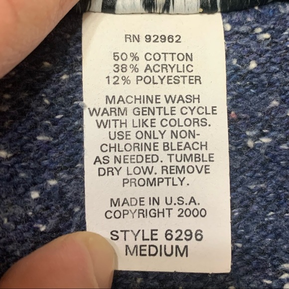 Great American Sweater Cardigan Vest Sleeveless Button-Up - Picture 6 of 6